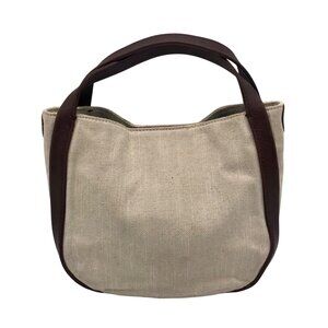 Madewell Beige Cotton-Lined Sydney Crossbody Bag